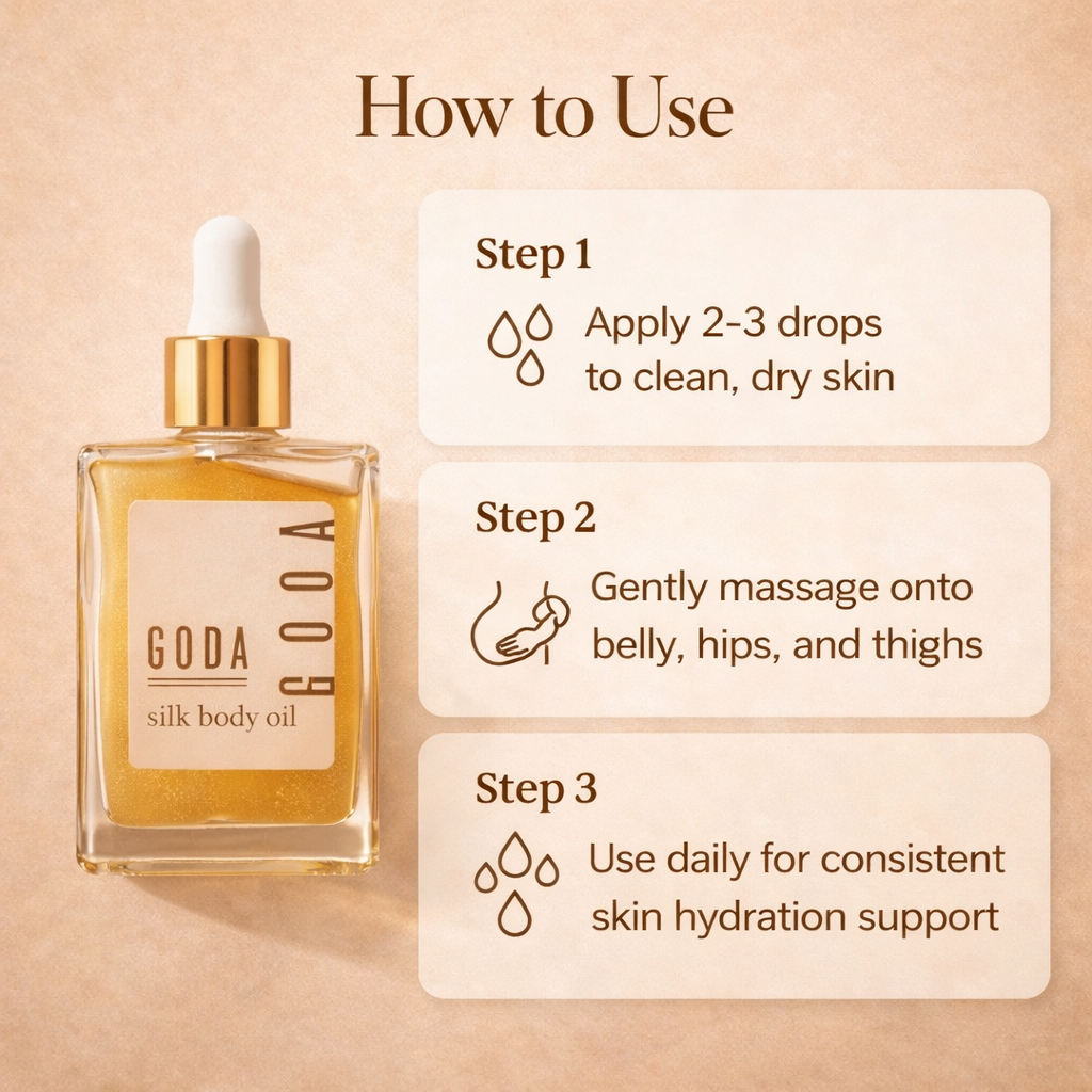 GODA™ pregnancy body silk oil